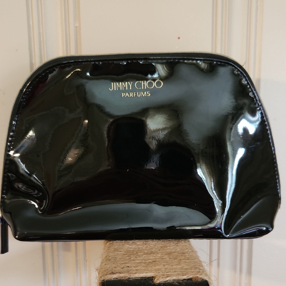 🖤Jimmy Choo Black Toiletry Bag Luxurious and Sleek